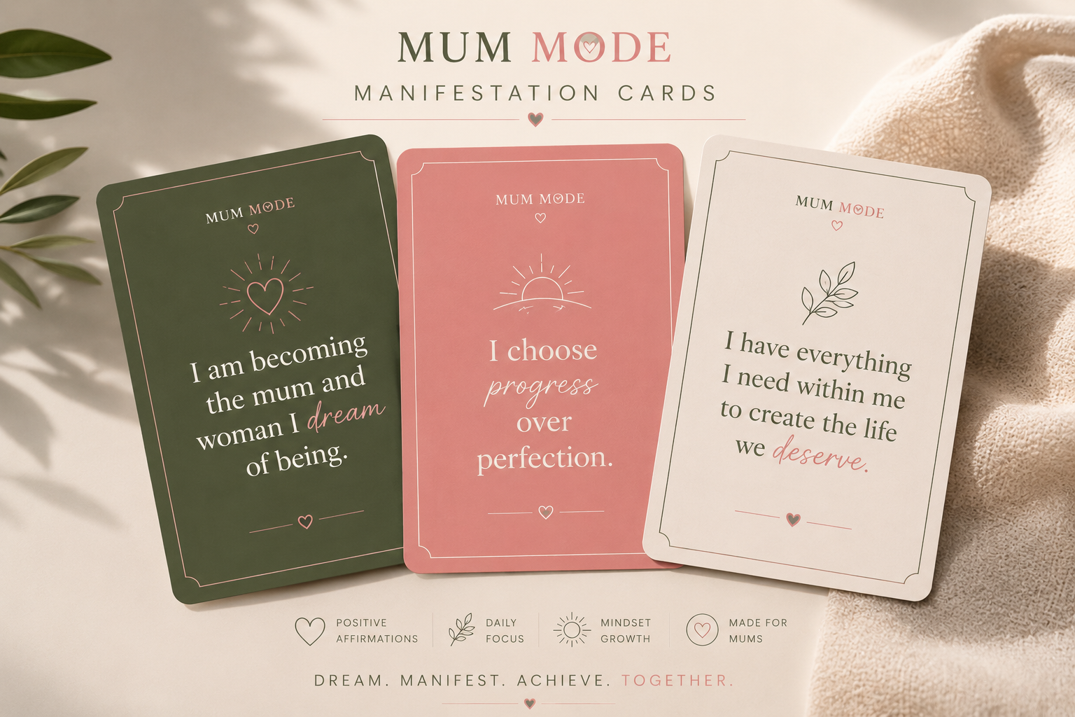 Mum Mode | Affirmation cards