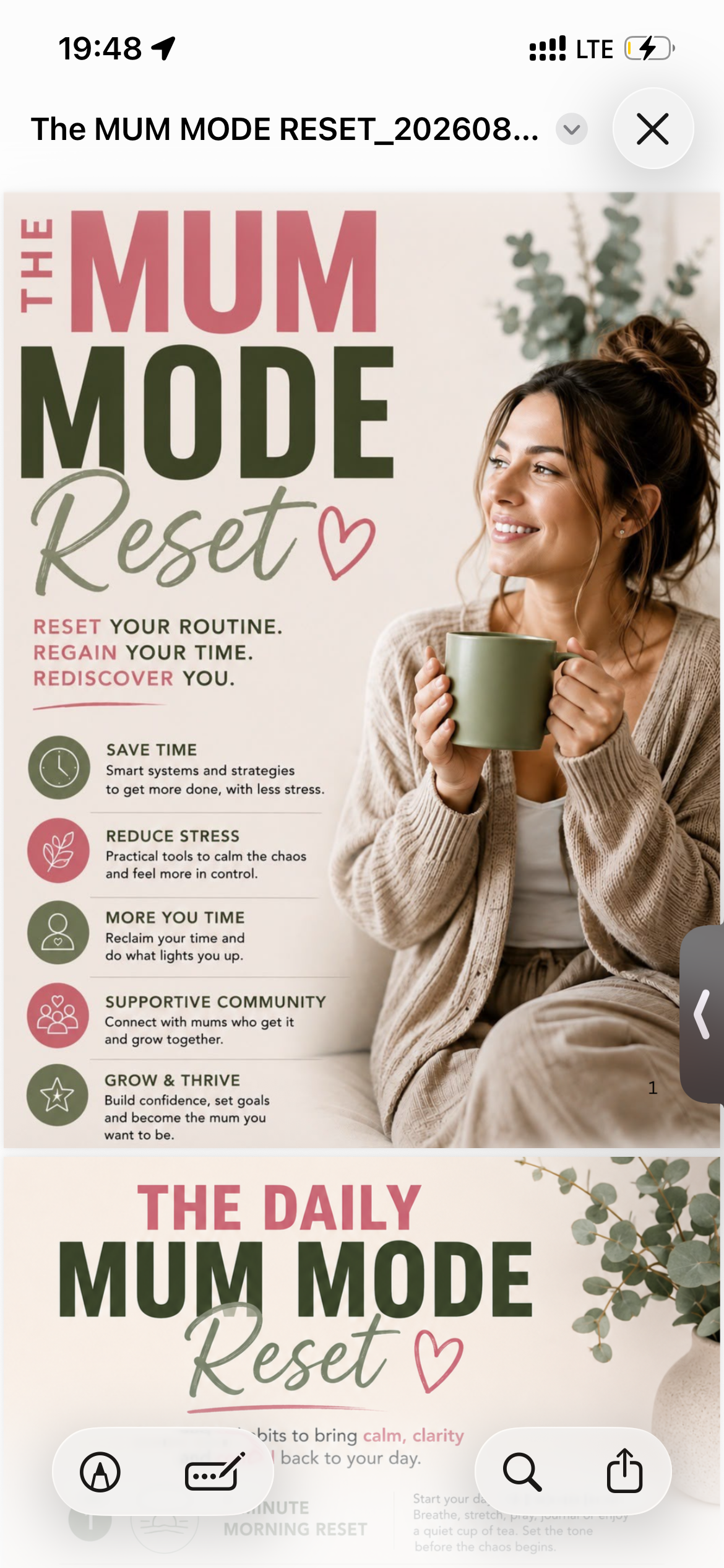 The Mum Mode Reset | Simple Systems for Busy Mums